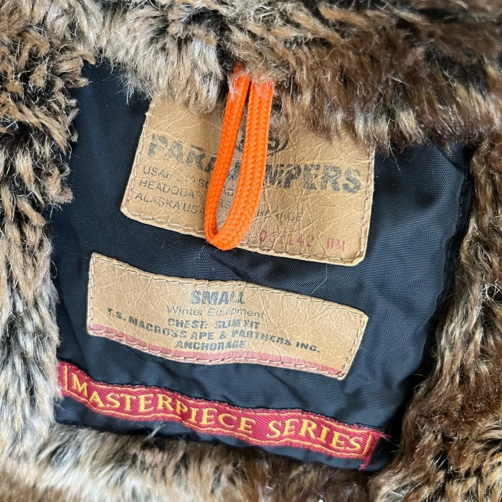 Parajumpers Gobi parka bomber jacket masterpiece series PREOWNED small